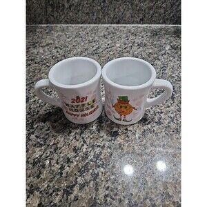 2 Waffle House Coffee Mug Happy Holidays 2021 w/ Wilson the Waffle Elf Truxton